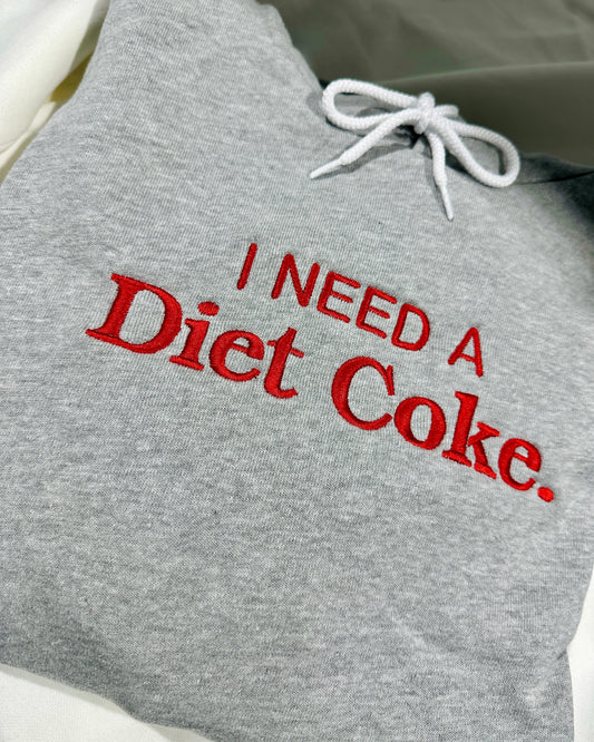 Diet Coke Crewneck Embroidered