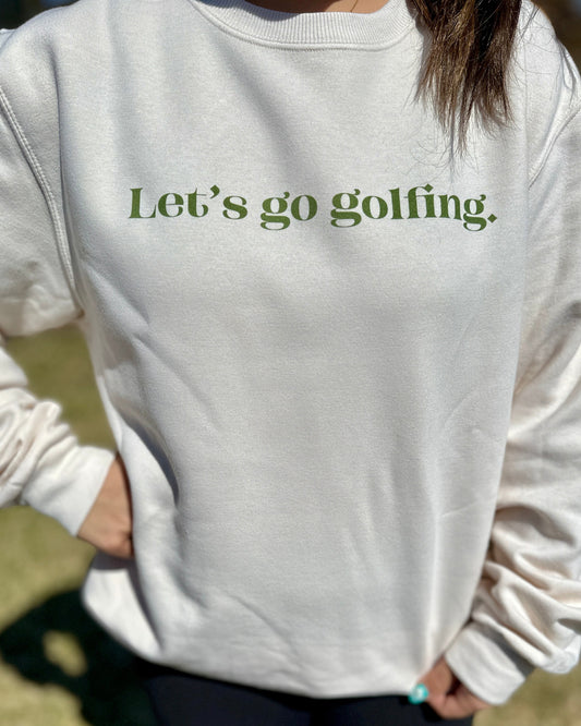 Going Golfing Crewneck