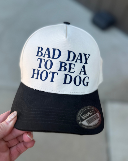 BAD DAY TO BE A HOT DOG HAT!