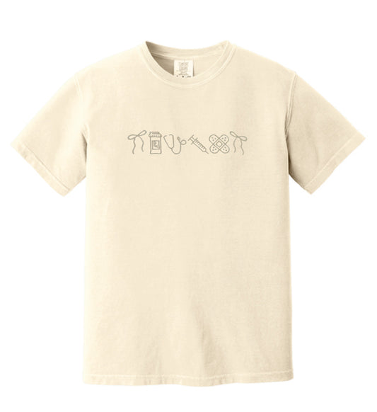 Nursing Embroidered T-Shirt